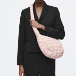 COS Quilted Messenger Bag – Light Pink