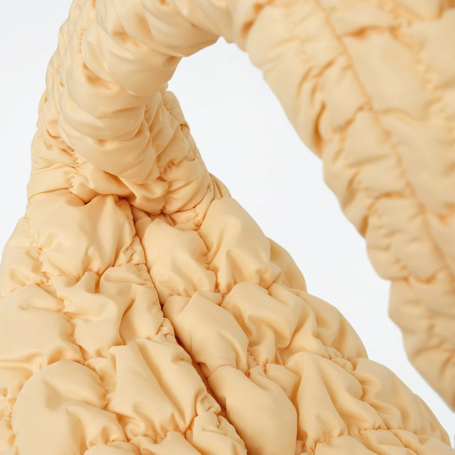 COS Quilted Mini Tote Bag – Light Yellow