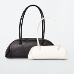 COS EASTSIDE Mini Bowling Bag – Leather White