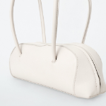COS EASTSIDE Mini Bowling Bag – Leather White