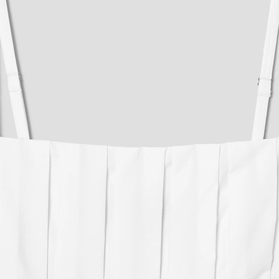 Theory Women Soft Lawn Pleats Camisole Top - White