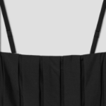 Theory Women Soft Lawn Pleats Camisole Top - Black