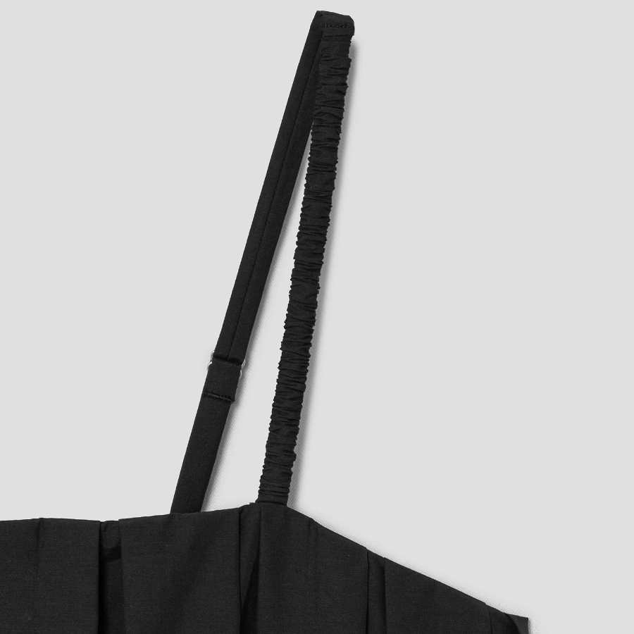 Theory Women Soft Lawn Pleats Camisole Top - Black