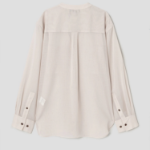 Theory Women Lightweight Wool Oversized Pocket Shirt - Sand