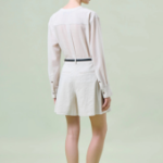 Theory Women Lightweight Wool Oversized Pocket Shirt - Sand