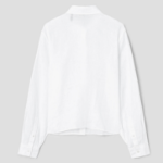 Theory Women Relaxed Linen Curve Sleeve Shirt - White
