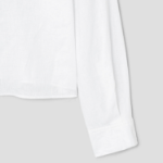 Theory Women Relaxed Linen Curve Sleeve Shirt - White