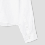 Theory Women Relaxed Linen Curve Sleeve Shirt - White