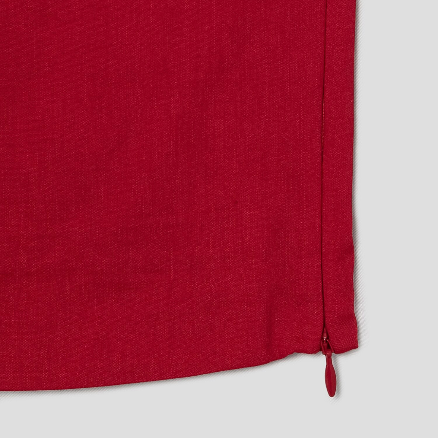 Theory Women Good Crunch Bateau Neck Top - Cherry