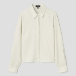 Theory Women Relaxed Linen Curve Sleeve Shirt - Aloe