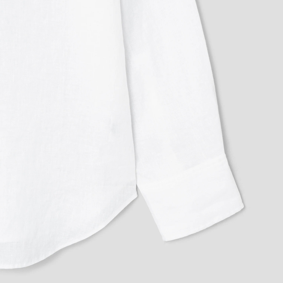 Theory Women Relaxed Linen Boyfriend Shirt - White