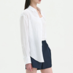 Theory Women Relaxed Linen Boyfriend Shirt - White