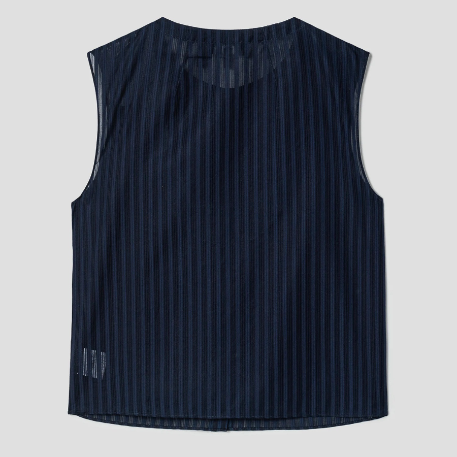 Theory Women Linear Cotton Shell - Nocturne Navy