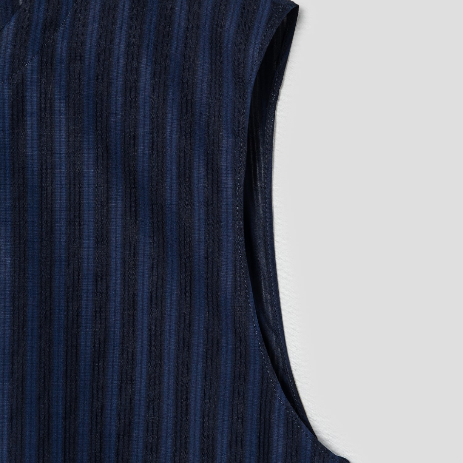 Theory Women Linear Cotton Shell - Nocturne Navy