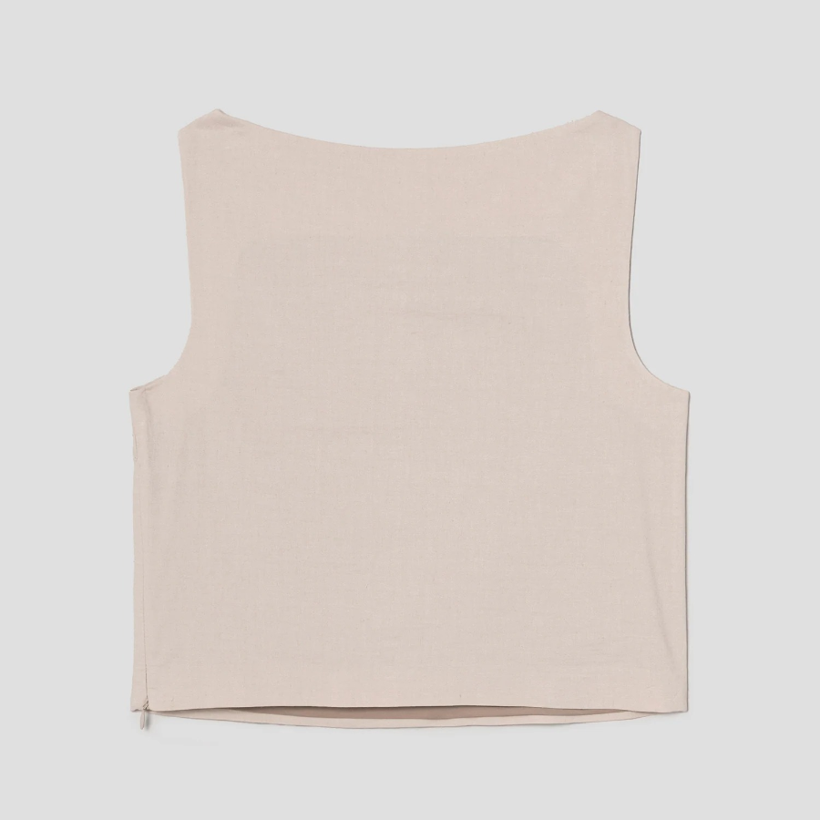 Theory Women Good Crunch Bateau Neck Top - Straw