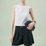 Theory Women Good Crunch Bateau Neck Top - Straw