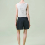 Theory Women Good Crunch Bateau Neck Top - Straw