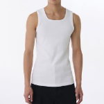 Square Neck Tank Top — White