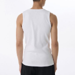 Square Neck Tank Top — White