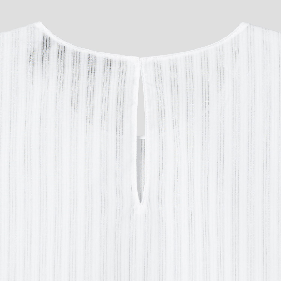 Theory Women Linear Cotton Oversized Boxy Tee - White