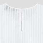 Theory Women Linear Cotton Oversized Boxy Tee - White