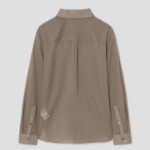 Theory Women Summer Cotton New Straight Shirt - Soft Taupe