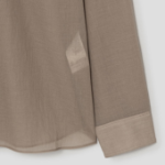 Theory Women Summer Cotton New Straight Shirt - Soft Taupe