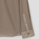 Theory Women Summer Cotton New Straight Shirt - Soft Taupe