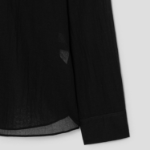 Theory Women Summer Cotton New Straight Shirt - Black