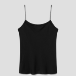 Theory Women Silk Georgette Slip Top - Black