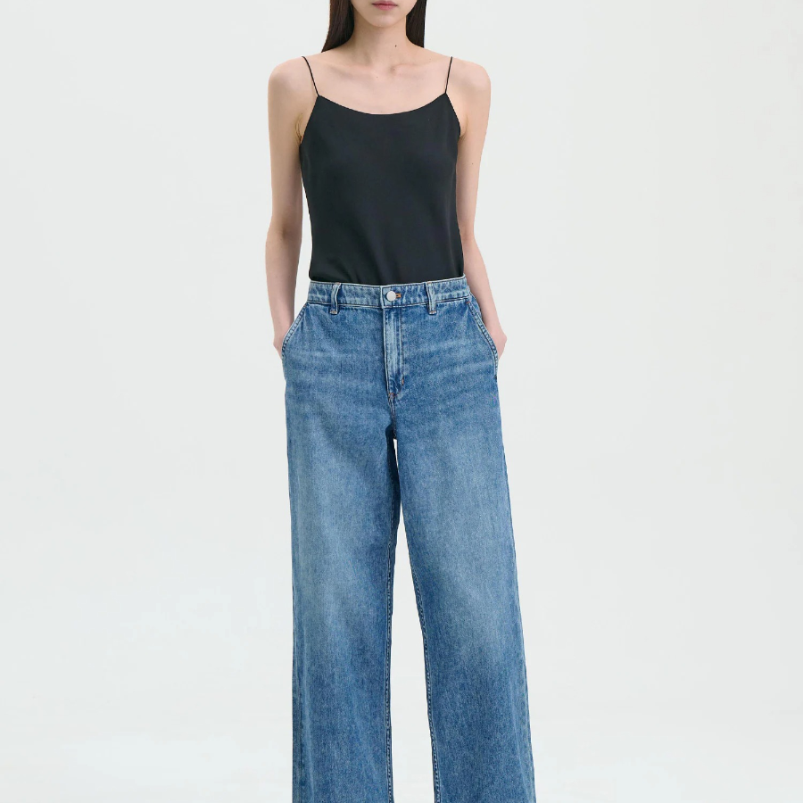 Theory Women Silk Georgette Slip Top - Black