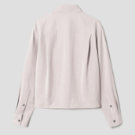 Theory Women Fluid Lyocell Boxy Pocket Shirt - New Sand