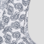 Theory Women Poly Georgette V-Neck Slit Blouse - Navy Multi