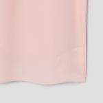Theory Women Silk Combo Rib Neck Shell Top - Pink Sand