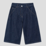 KUHO [HEART FOR EYE] Bermuda Denim Shorts - Navy