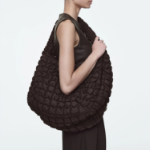 COS Oversized Quilted Crossbody Bag – Dark Brown