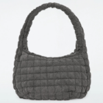 COS Oversized Quilted Crossbody Bag – Grey Denim