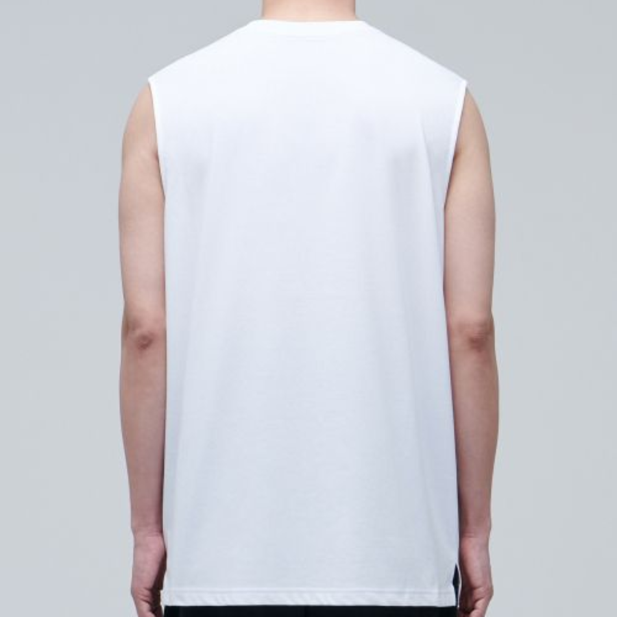 [Cooltandard] Relaxed Sleeveless Top — White