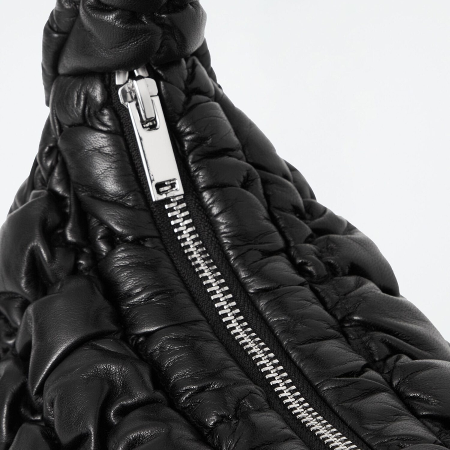 COS Quilted Mini Bag – Leather Black