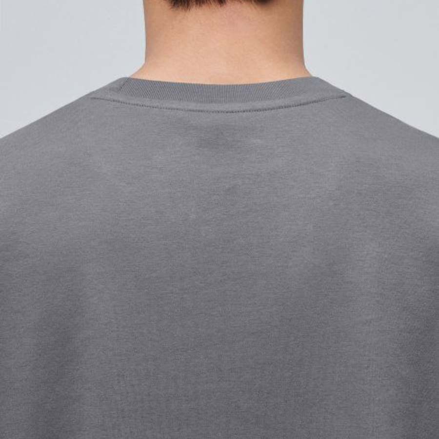 Relaxed Sleeveless Top — Grey