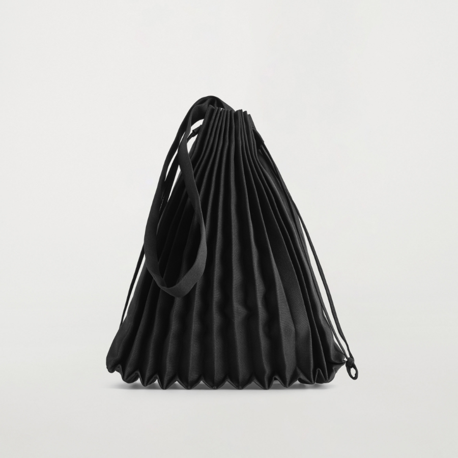 COS Accordion Tote Bag – Canvas Black