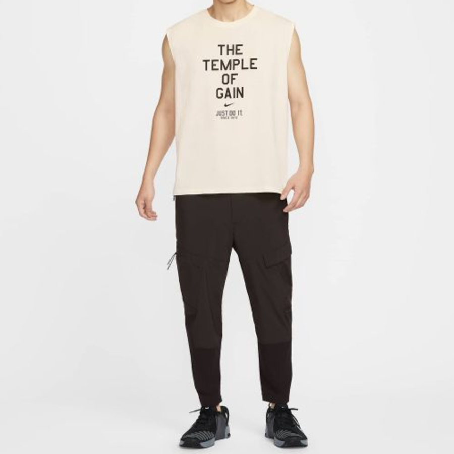 Sleeveless T-Shirt M — Ivory