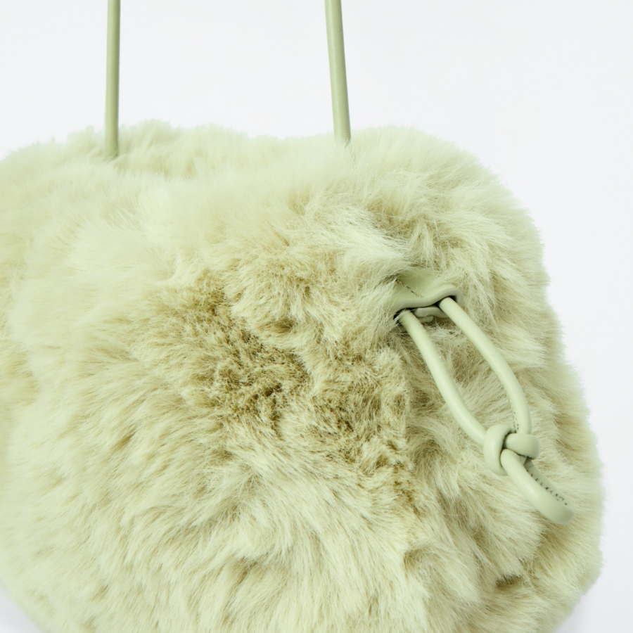 COS CAVATELLI Mini Clutch – Four Pale Green