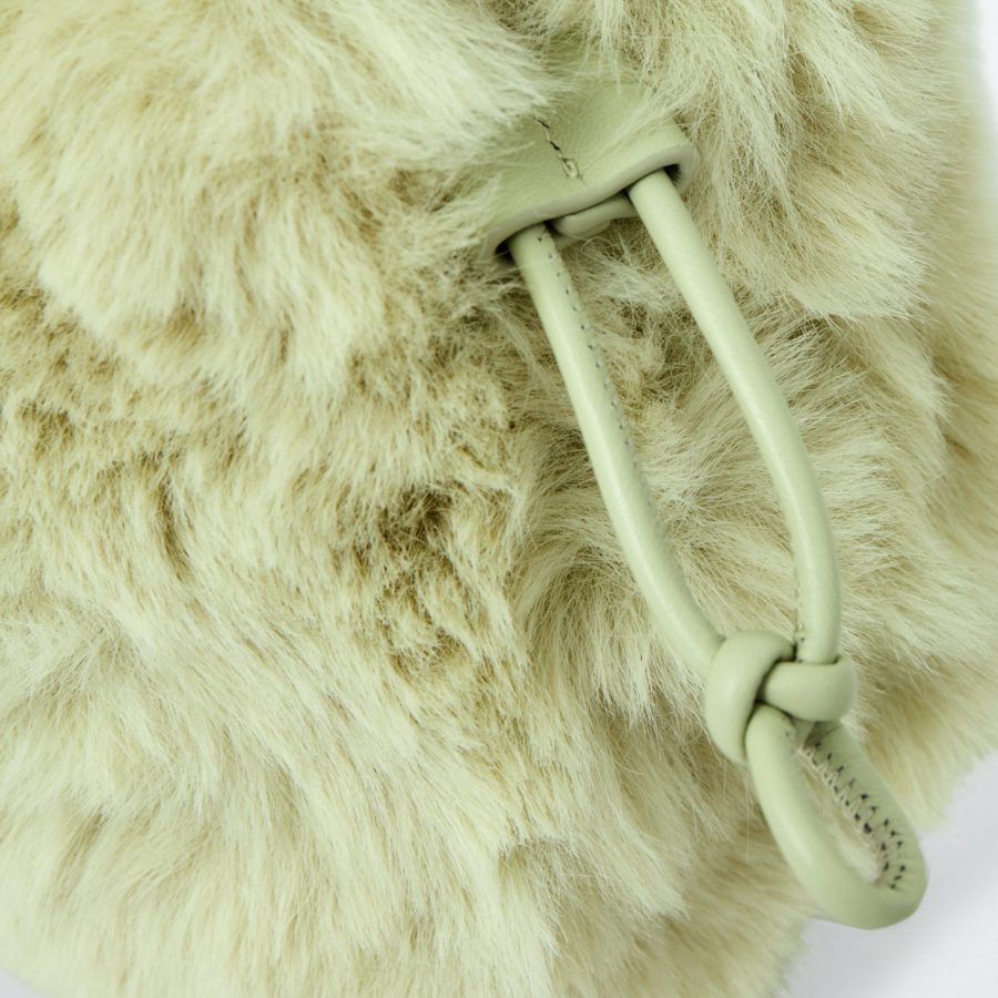 COS CAVATELLI Mini Clutch – Four Pale Green