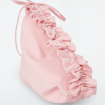 COS Ruffle Shoulder Bag – Light Pink