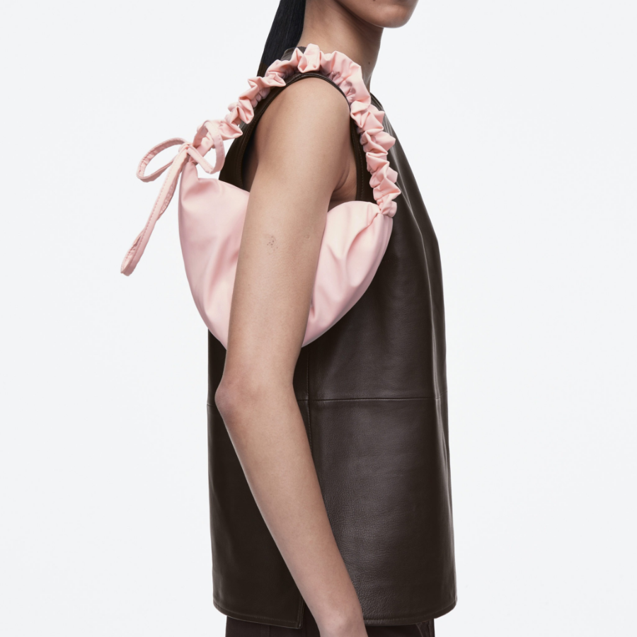 COS Ruffle Shoulder Bag – Light Pink
