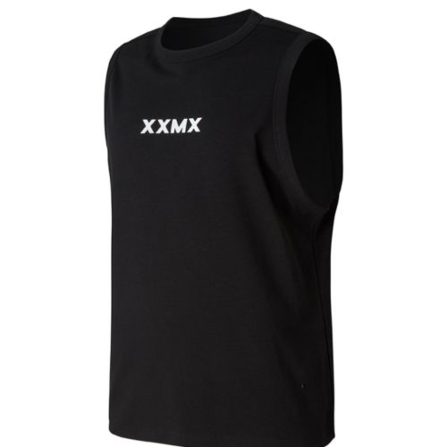 Muscle Fit Dual Sleeveless — Black