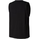 Muscle Fit Dual Sleeveless — Black