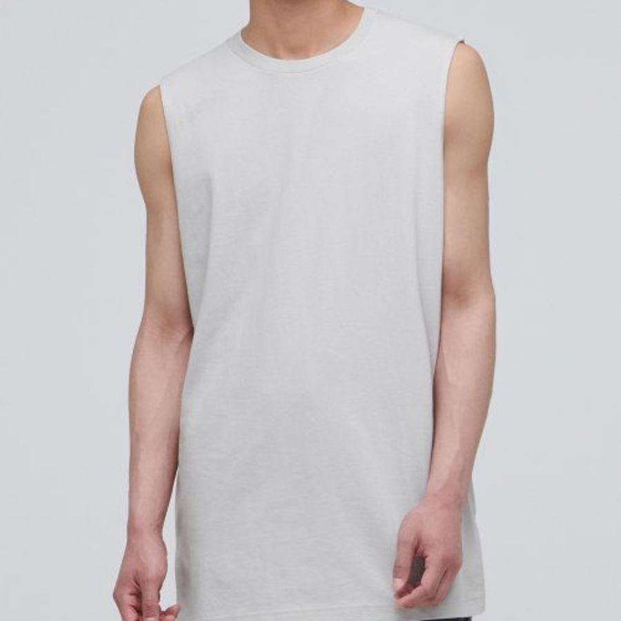 Layered Sleeveless Tank — Long Length — Mushroom