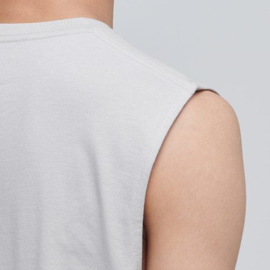 Layered Sleeveless Tank — Long Length — Mushroom